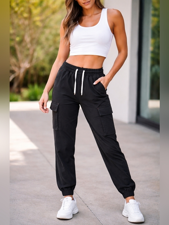 Avalanche Pants - Avalanche Women’s Cargo Jogger Pants Black Athletic Hiking Outdoor Size L Gorp